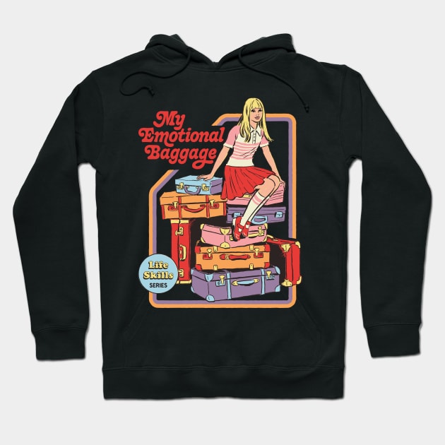 My Emotional Baggage Hoodie by Steven Rhodes